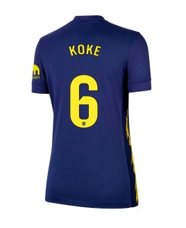 Günstige Atletico Madrid Koke #6 Auswärtstrikot Damen 2025-26 Kurzarm